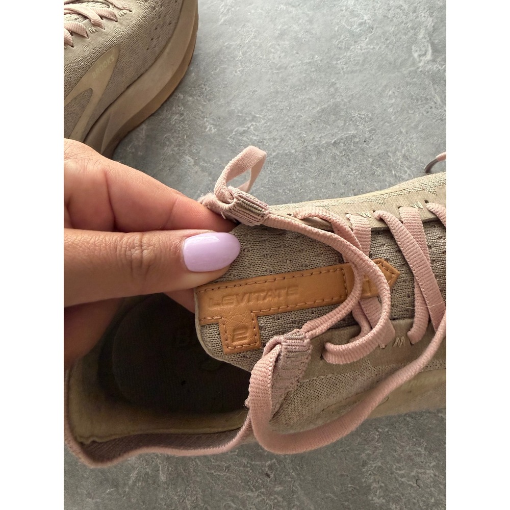 Brooks Levitate 2 Tan Pink Running Shoes Womens 8 - Picture 6 of 7